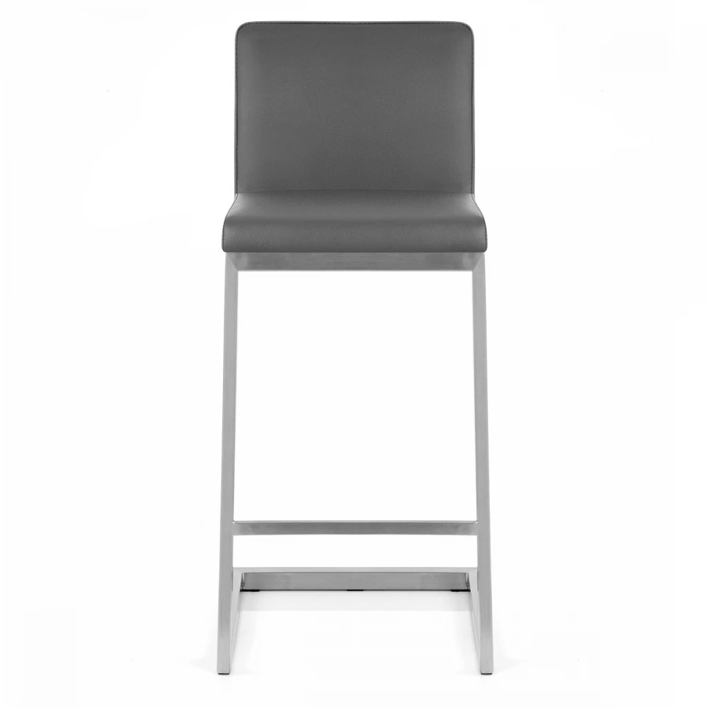 Atlantic Kunstleder Barhocker Gebürstet - Ace 2 Atlantic Kunstleder Barhocker Gebürstet - Ace – Bild 2