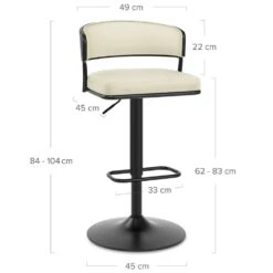 Barhocker Echtleder - Alexa -Barstuhl Pro Geschaft barhocker echtleder alexa 5