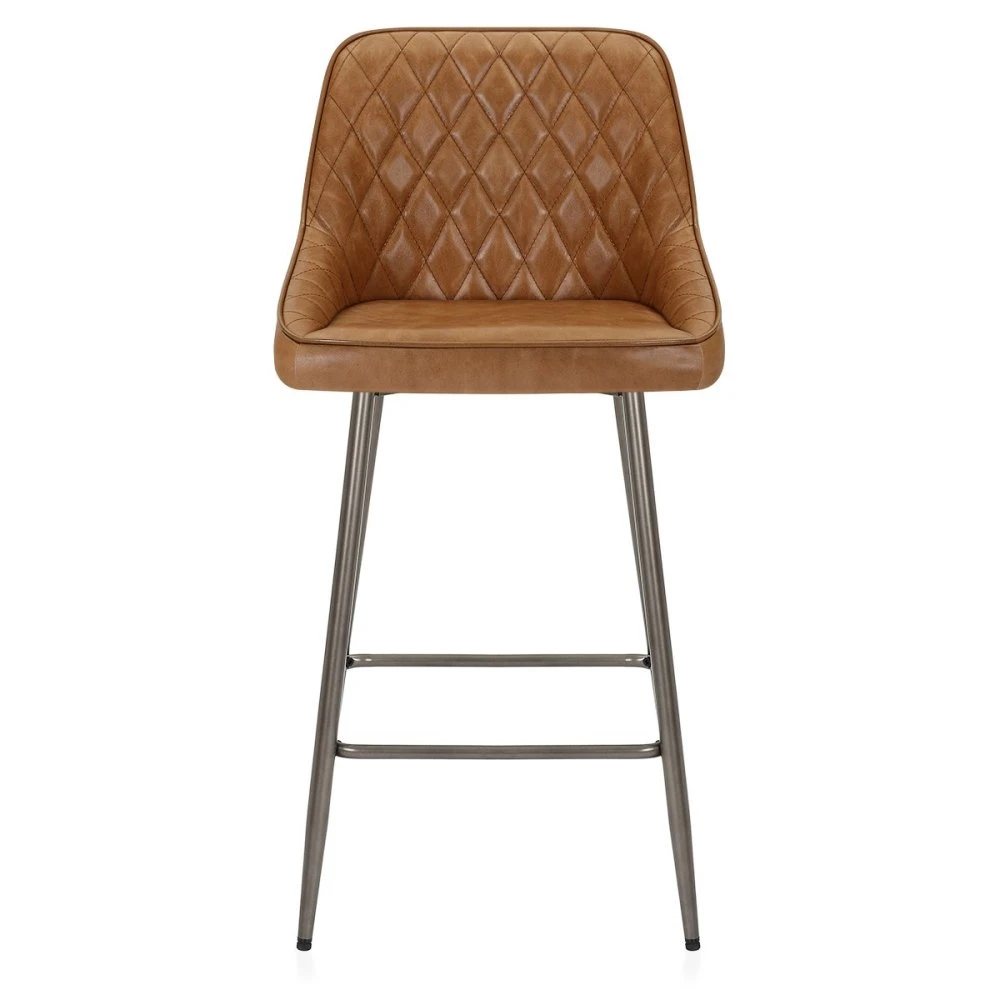 Barhocker Echtleder - Brisbane 2 Barhocker Echtleder - Brisbane – Bild 2