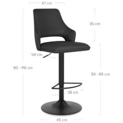 Barhocker Kunstleder - Iona 11 Barhocker Kunstleder - Iona -Barstuhl Pro Geschaft barhocker kunstleder iona 5