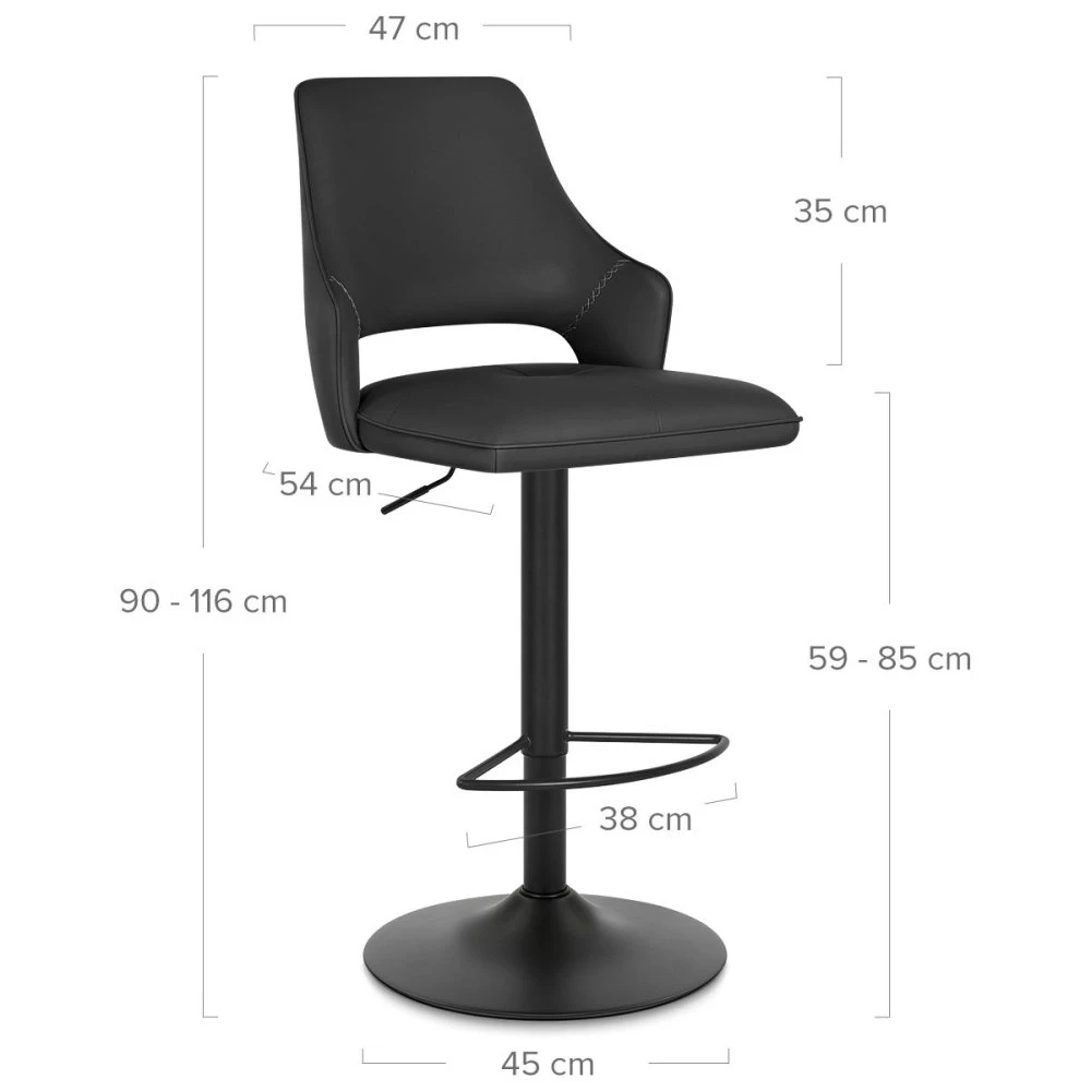 Barhocker Kunstleder - Iona 6 Barhocker Kunstleder - Iona – Bild 6