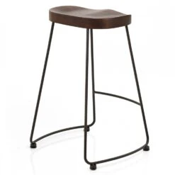 Atlantic Barhocker Dunkler Holz - Bloc -Barstuhl Pro Geschaft bloc dunkler holz 3