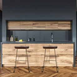 Atlantic Barhocker Dunkler Holz - Bloc -Barstuhl Pro Geschaft bloc dunkler holz 6