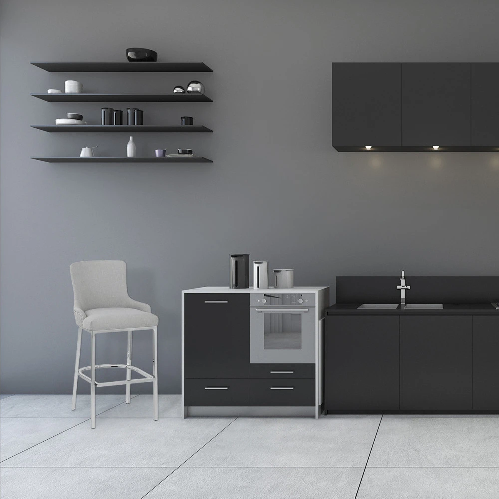 Stoff Barhocker Chrom - Blush 7 Stoff Barhocker Chrom - Blush – Bild 7