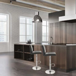 Atlantic Kunstleder Barhocker Chrom - Breakfast 13 Atlantic Kunstleder Barhocker Chrom - Breakfast -Barstuhl Pro Geschaft breakfast chrom 6