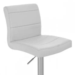 Atlantic Kunstleder Barhocker Gebürstet - Breakfast -Barstuhl Pro Geschaft breakfast chrome brosse 4