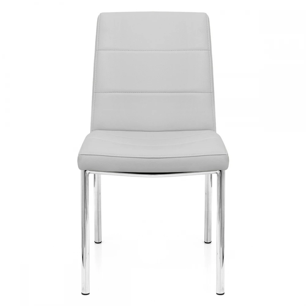 Atlantic Kunstleder Chrom Stuhl - Breakfast 2 Atlantic Kunstleder Chrom Stuhl - Breakfast – Bild 2