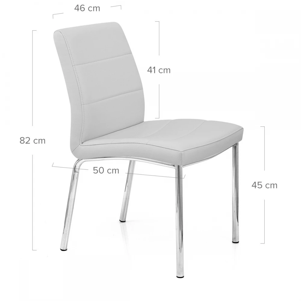 Atlantic Kunstleder Chrom Stuhl - Breakfast 6 Atlantic Kunstleder Chrom Stuhl - Breakfast – Bild 6