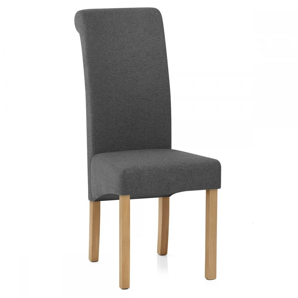 Stoff Esszimmerstuhl Eiche - Carolina 1 Stoff Esszimmerstuhl Eiche - Carolina