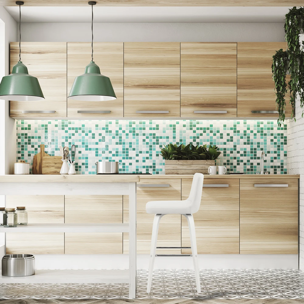 Atlantic Kunstleder Holzbarhocker - Charlotte 7 Atlantic Kunstleder Holzbarhocker - Charlotte – Bild 7