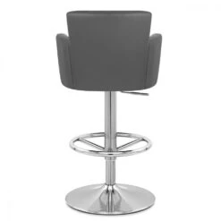 Atlantic Kunstleder Barhocker Gebürstet - Chateau -Barstuhl Pro Geschaft chateau gebursteter chrom 3