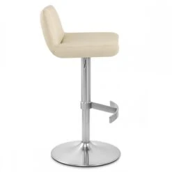 Atlantic Kunstleder Barhocker Gebürstet - Christiana -Barstuhl Pro Geschaft christiana gebursteter chrom 2