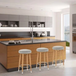 Samtbarhocker Eiche - Conrad -Barstuhl Pro Geschaft conrad samtbarhocker eiche 6