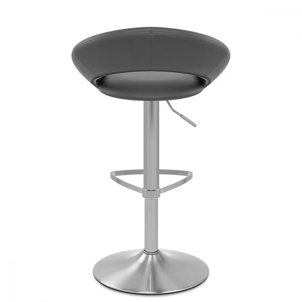 Atlantic Kunstleder Barhocker Gebürstet - Crescent 4 Atlantic Kunstleder Barhocker Gebürstet - Crescent – Bild 4