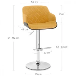 Samt Barhocker - Dakota 12 Samt Barhocker - Dakota -Barstuhl Pro Geschaft dakota samt barhocker 5