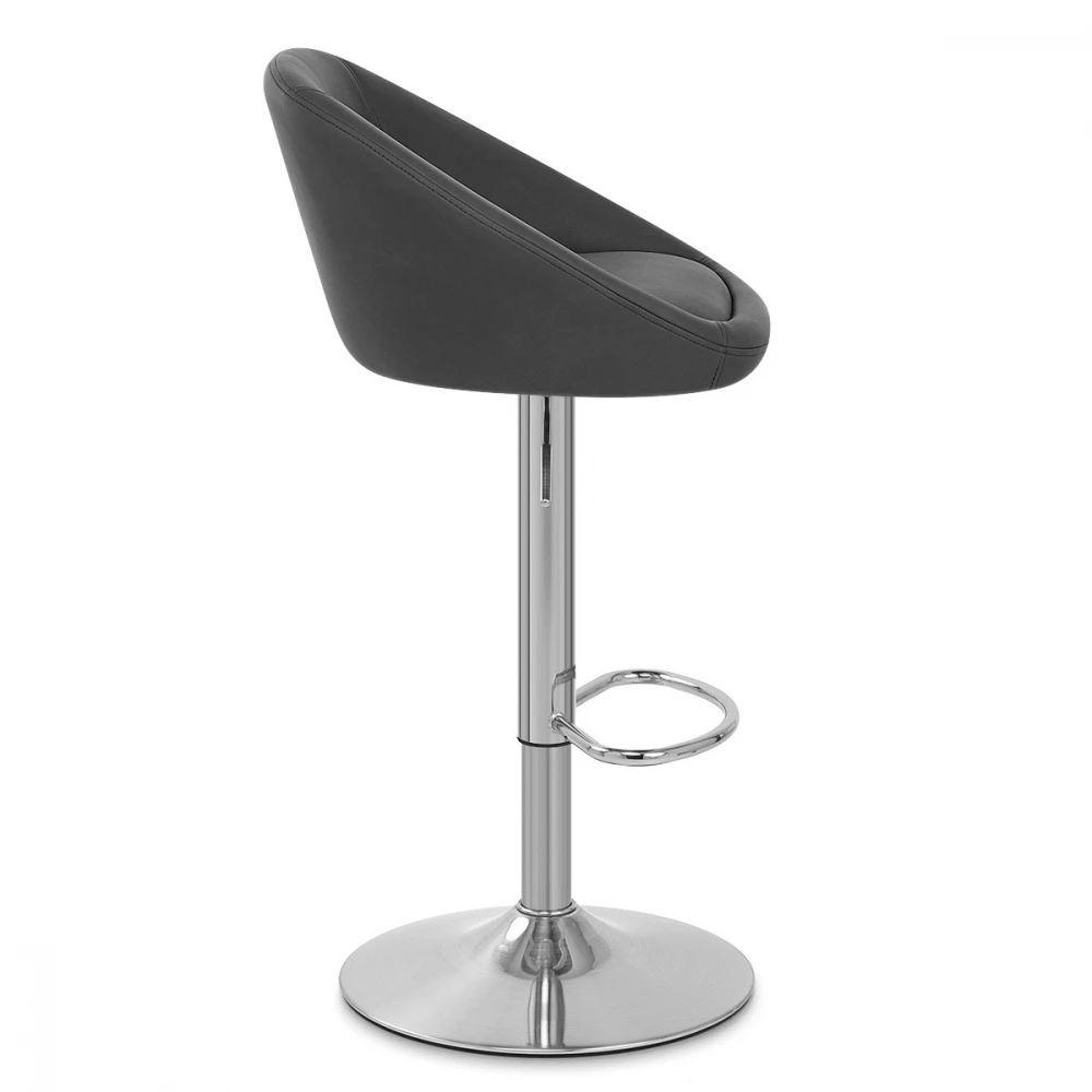 Kunstleder Barhocker Gebürstet - Decco 3 Kunstleder Barhocker Gebürstet - Decco – Bild 3