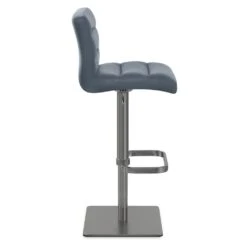 Echtleder Barhocker Gebürstet Graphit - Lush -Barstuhl Pro Geschaft echtleder barhocker gebuerstet graphit lush 2