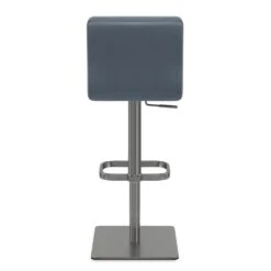 Echtleder Barhocker Gebürstet Graphit - Lush -Barstuhl Pro Geschaft echtleder barhocker gebuerstet graphit lush 3