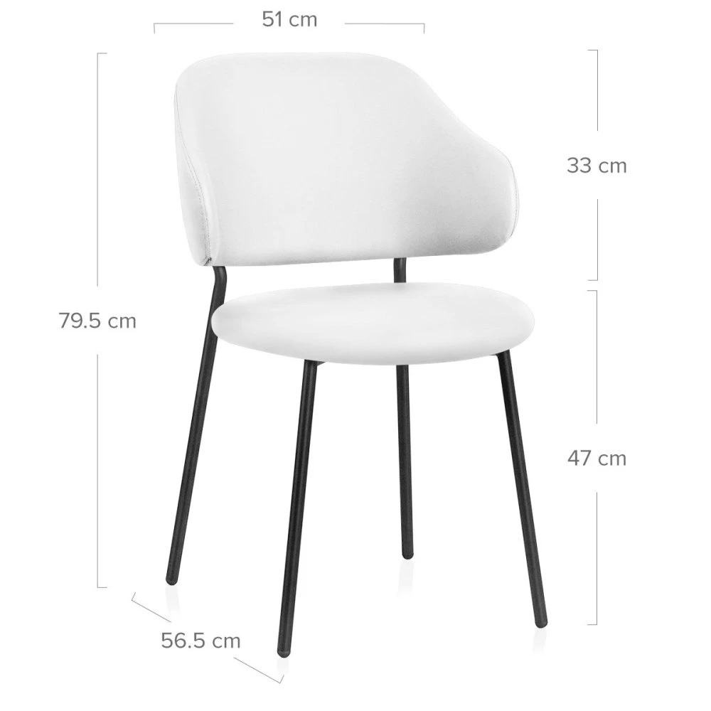 Esszimmerstuhl Kunstleder - Brodie 5 Esszimmerstuhl Kunstleder - Brodie – Bild 5