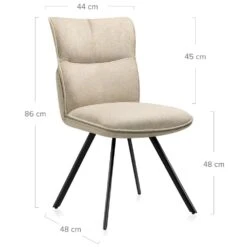 Esszimmerstuhl Stoff - Cody -Barstuhl Pro Geschaft esszimmerstuhl stoff cody 4