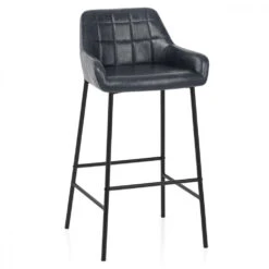 Antik Kunstleder Barhocker - Hoch Falcon