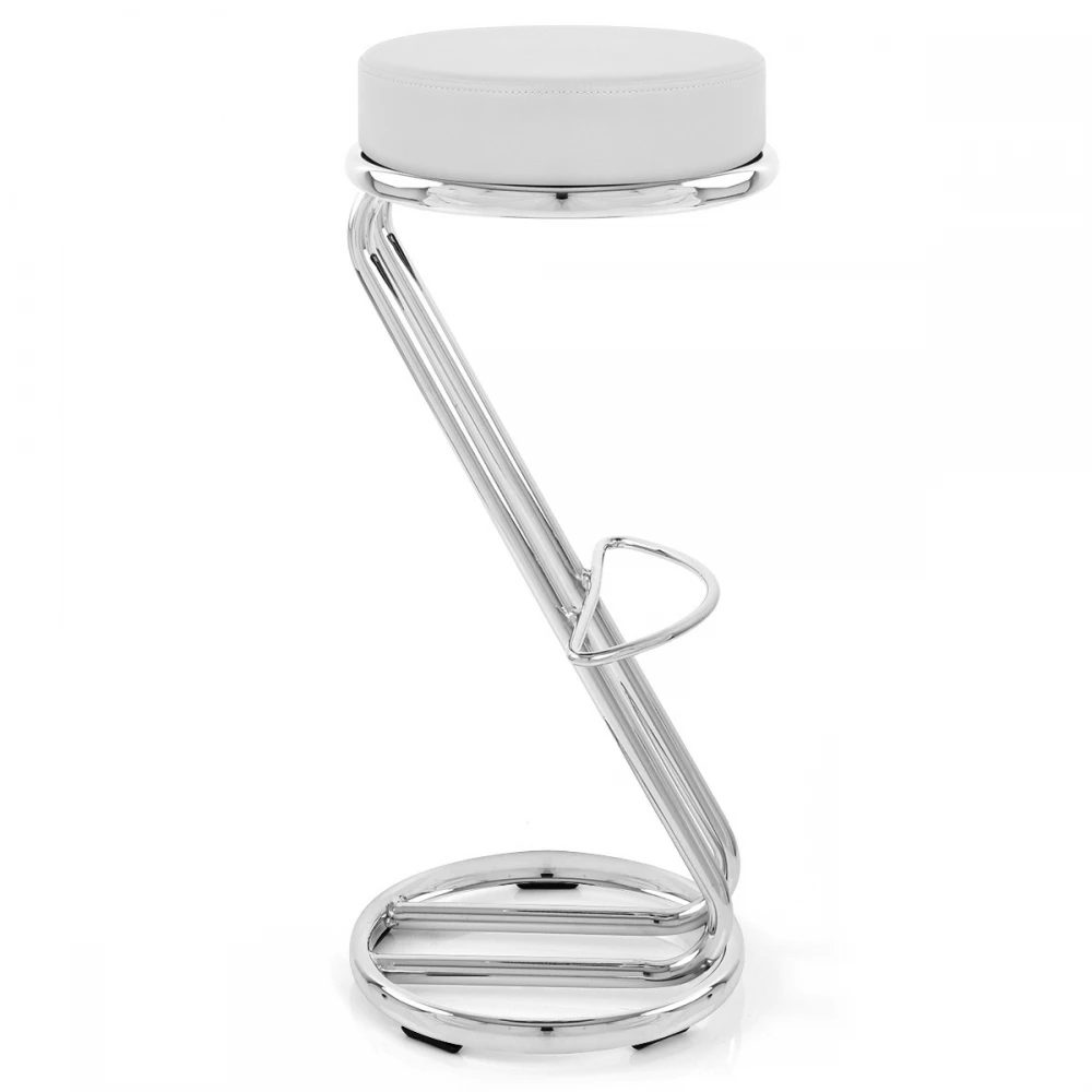 Atlantic Kunstleder Barhocker Chrom - Hoch Zed 3 Atlantic Kunstleder Barhocker Chrom - Hoch Zed – Bild 3