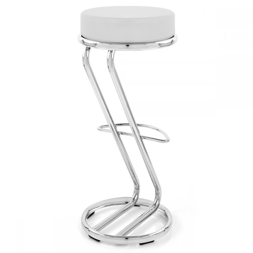 Atlantic Kunstleder Barhocker Chrom - Hoch Zed 4 Atlantic Kunstleder Barhocker Chrom - Hoch Zed – Bild 4