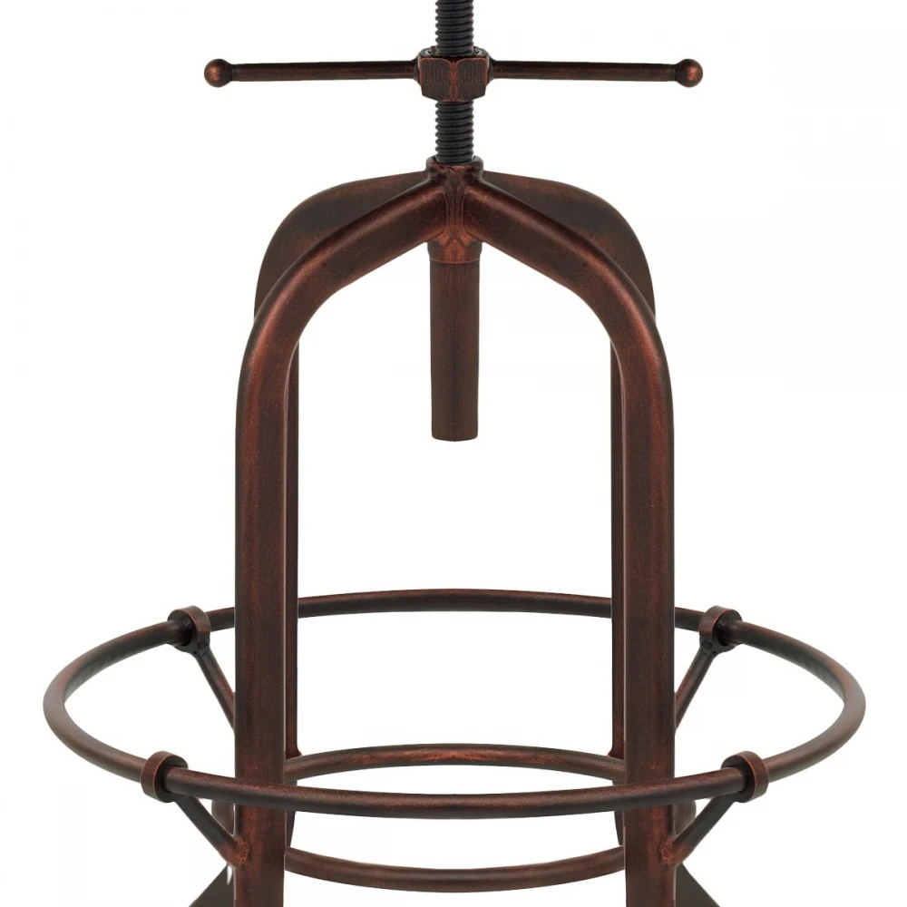 Atlantic Holz Barhocker Kupfer Antik - Lathe 8 Atlantic Holz Barhocker Kupfer Antik - Lathe – Bild 8