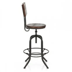 Atlantic Holz Barhocker Metallisch - Lathe -Barstuhl Pro Geschaft holzbarhocker metallisch lathe 2