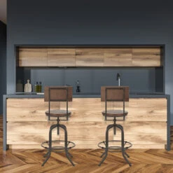 Atlantic Holz Barhocker Metallisch - Lathe -Barstuhl Pro Geschaft holzbarhocker metallisch lathe 6