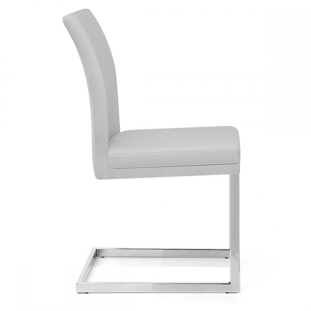 Atlantic Kunstleder Chrom Stuhl - Jade 2 Atlantic Kunstleder Chrom Stuhl - Jade – Bild 2