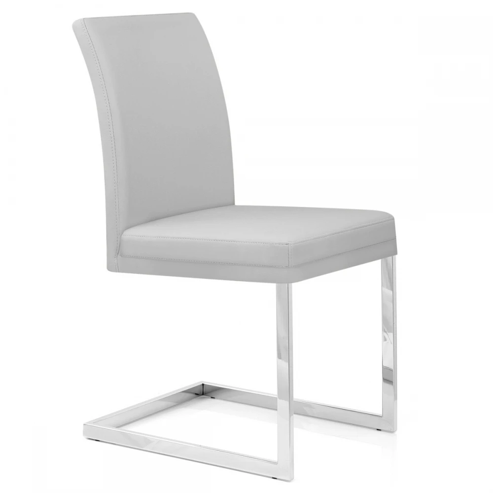 Atlantic Kunstleder Chrom Stuhl - Jade 1 Atlantic Kunstleder Chrom Stuhl - Jade