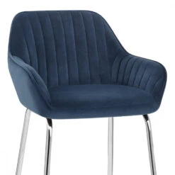 Samt Barhocker Chrom - Kanto -Barstuhl Pro Geschaft kanto samt chrom 5