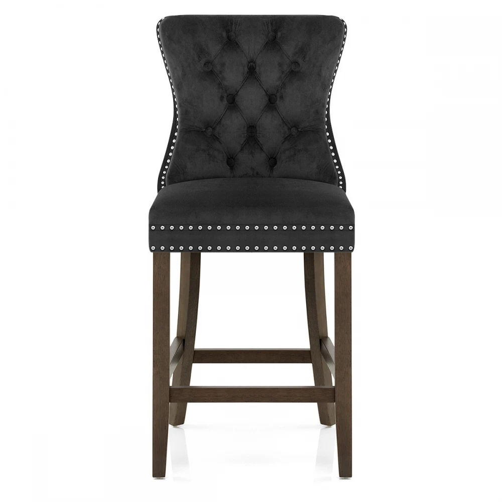 Atlantic Samt Barhocker - Kensington 2 Atlantic Samt Barhocker - Kensington – Bild 2