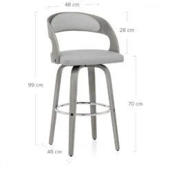 Kunstleder Barhocker - Alicia -Barstuhl Pro Geschaft kunstleder barhocker alicia 5