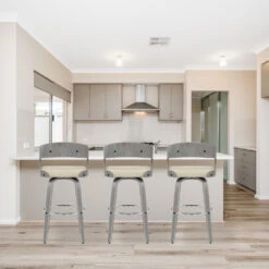 Kunstleder Barhocker - Alicia -Barstuhl Pro Geschaft kunstleder barhocker alicia 6