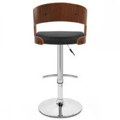 Atlantic Kunstleder Holzbarhocker Chrom Walnuss - Eve 10 Atlantic Kunstleder Holzbarhocker Chrom Walnuss - Eve -Barstuhl Pro Geschaft kunstleder barhocker chrom walnuss eve 3