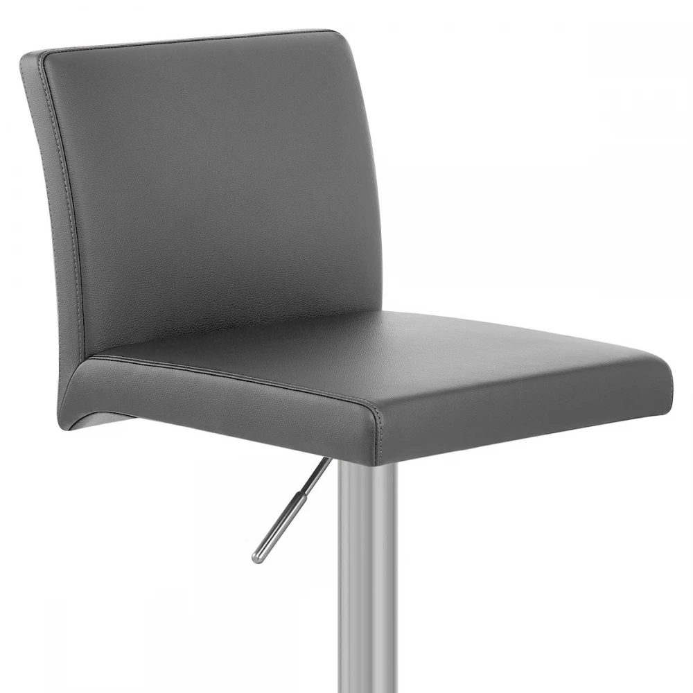 Atlantic Kunstleder Barhocker Gebürstet - Lexi 5 Atlantic Kunstleder Barhocker Gebürstet - Lexi – Bild 5