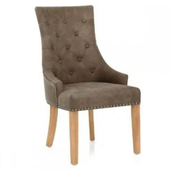 Atlantic Kunstleder Esszimmerstuhl Eiche - Ascot