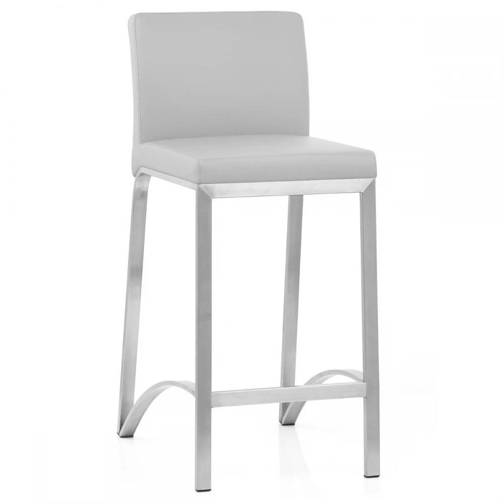 Atlantic Kunstleder Barhocker Gebürstet - Leah 1 Atlantic Kunstleder Barhocker Gebürstet - Leah