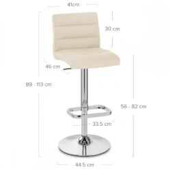 Atlantic Kunstleder Barhocker Chrom - Lush 12 Atlantic Kunstleder Barhocker Chrom - Lush -Barstuhl Pro Geschaft lush chrom 5