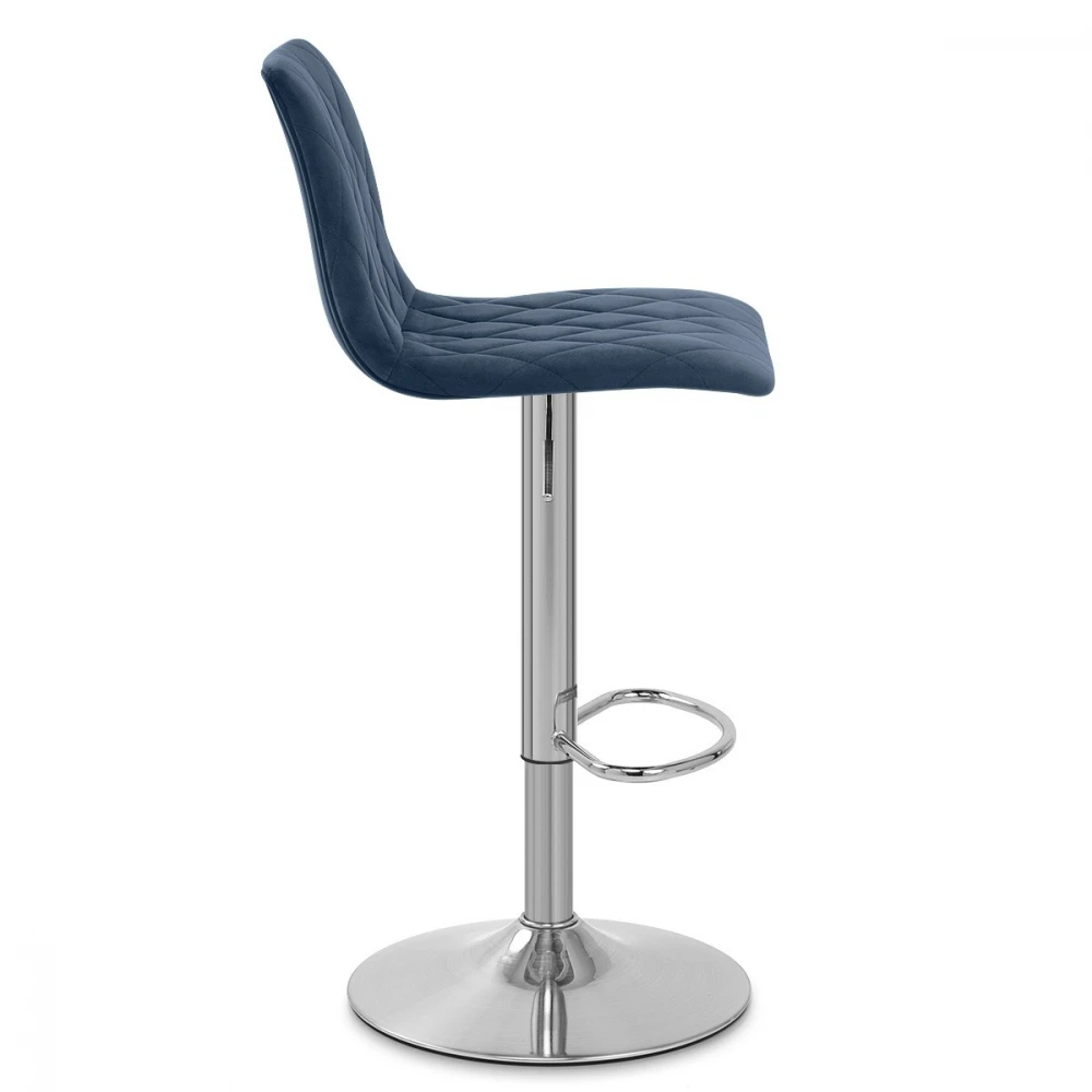 Samt Barhocker Gebürstet - Melody 3 Samt Barhocker Gebürstet - Melody – Bild 3