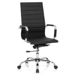 Kunstleder Bürostuhl Chrom - Metro