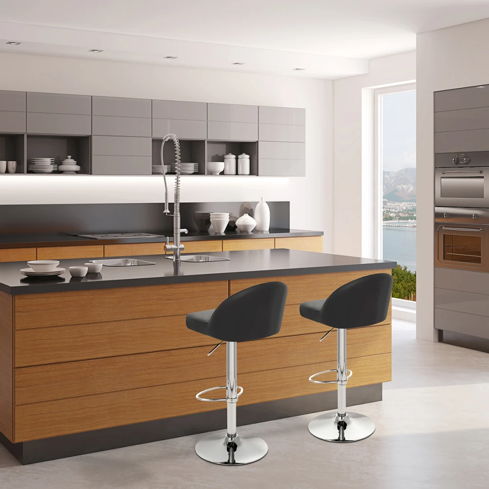 Atlantic Kunstleder Barhocker Chrom - Mimi 7 Atlantic Kunstleder Barhocker Chrom - Mimi – Bild 7