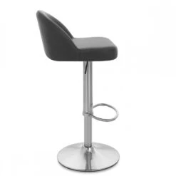 Atlantic Kunstleder Barhocker Gebürstet - Mimi -Barstuhl Pro Geschaft mimi chrom geburstet 2
