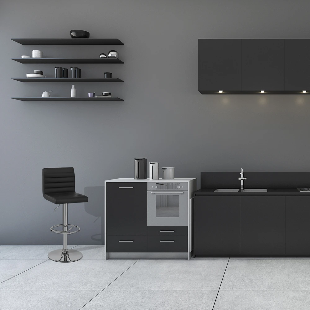 Atlantic Kunstleder Barhocker Chrom - Mint 7 Atlantic Kunstleder Barhocker Chrom - Mint – Bild 7