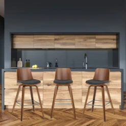 Atlantic Stoff Holzbarhocker - Mirage -Barstuhl Pro Geschaft mirage stoff 6