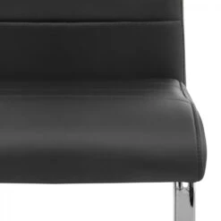 Atlantic Kunstleder Chrom Stuhl - Monet -Barstuhl Pro Geschaft monet chrom stuhl 4