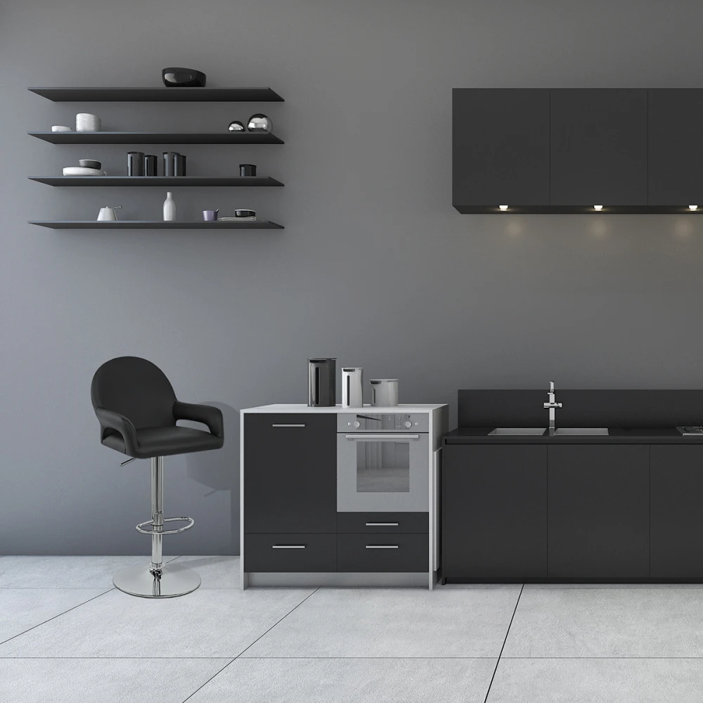 Atlantic Kunstleder Barhocker Chrom - Munich 7 Atlantic Kunstleder Barhocker Chrom - Munich – Bild 7