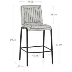 Barhocker Kunstleder - Osprey -Barstuhl Pro Geschaft osprey kunstleder 5